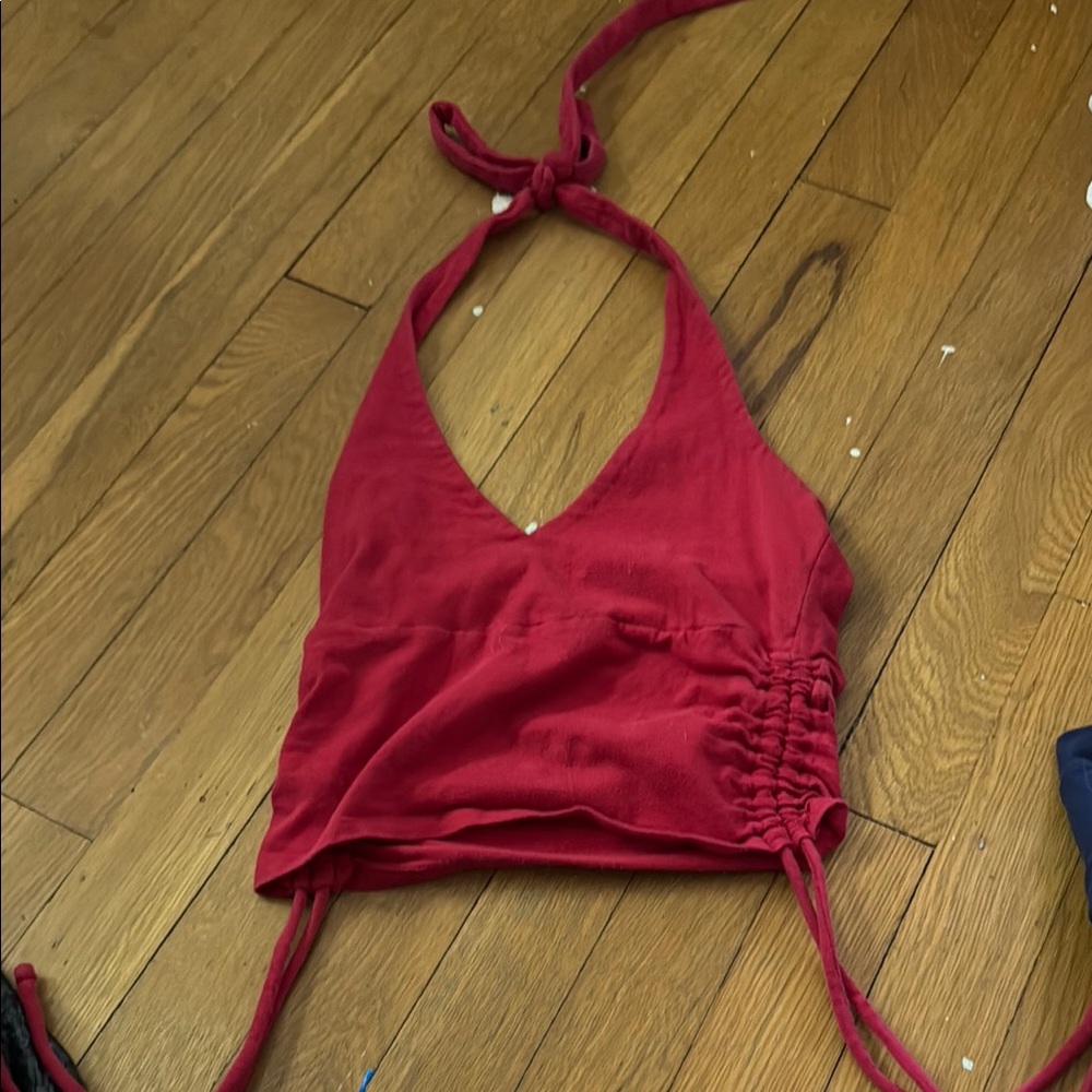 Red Halter Top